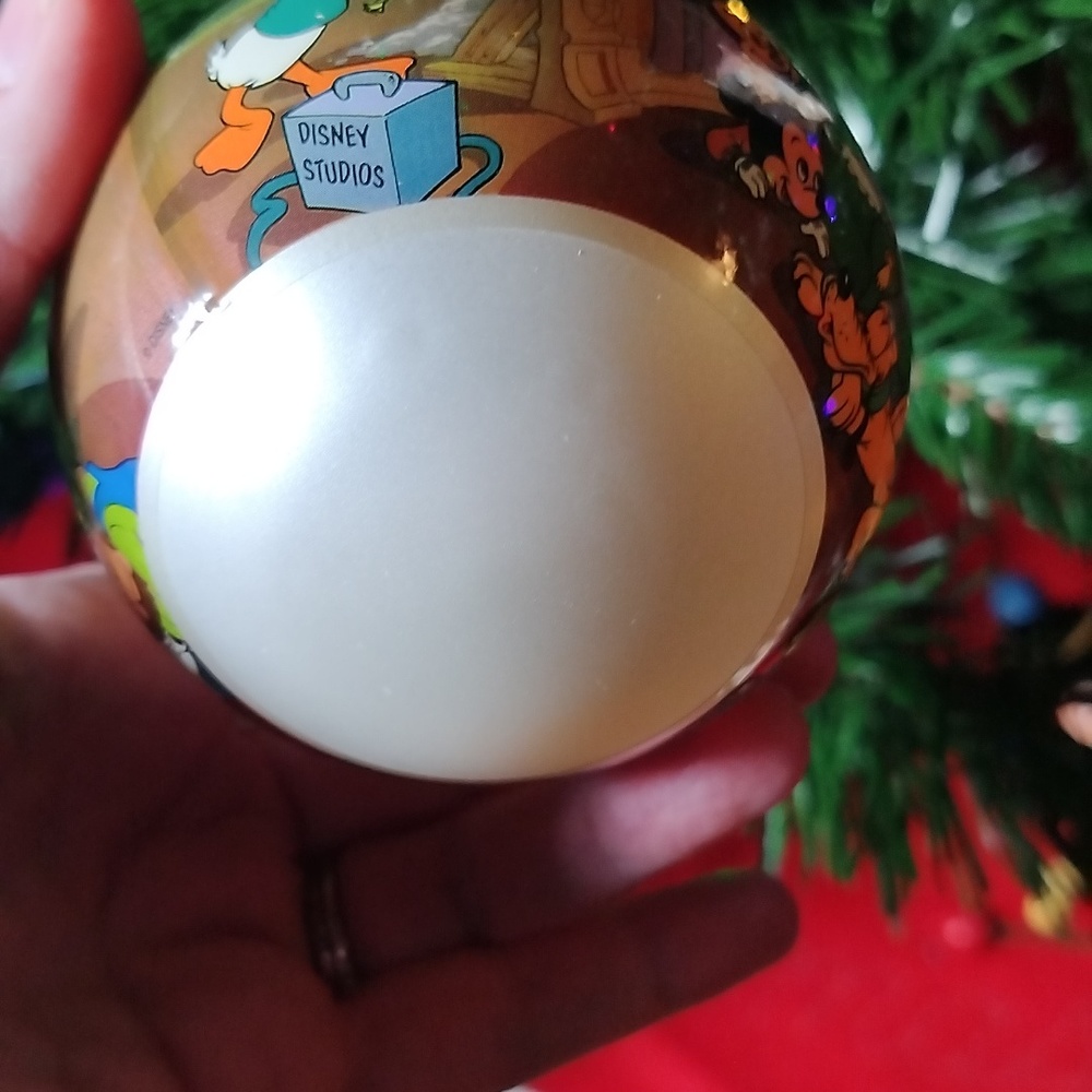 Disney Vintage Christmas 1990 Ball Ornament - Picture 7 of 9